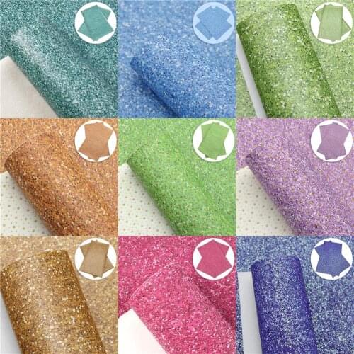 20*33cm Litchi Solid Color Sequins Faux Synthetic Leather For Bows Home Decoration Crafts DIY Handmade Material,1Yc19368