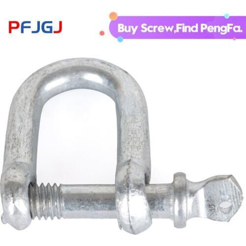 Peng Fa M6-M22 Hardware Galvanized Unloading Bow Type D Type Unloading U Type Lifting Unloading