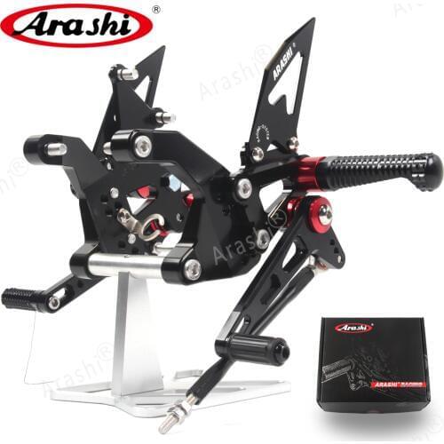 Arashi Rider Footrest For KAWASAKI Z900 ZR900 2017-2019 Adjustable Rearsets Foot Pegs Rear Rest Z ZR 900 ZR-900 2017 2018 2019