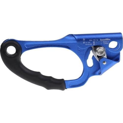 Right Hand Ascender Rock Climbing Tree Arborist Rigging Gear Equipment for 8-13MM Rope (Sand Colour)