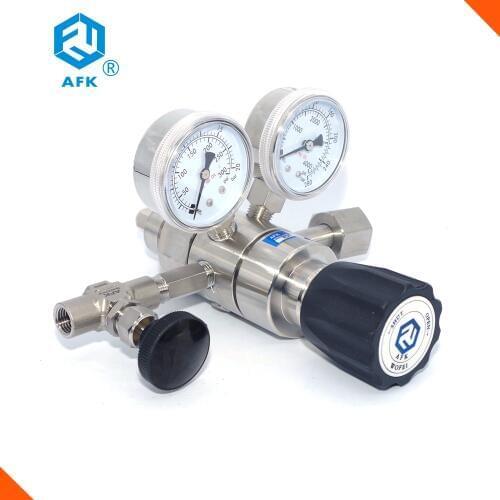 4000PSi inlet 30PSI outlet High Pressure Stainless Steel 316L Ammonia Gas Regulator