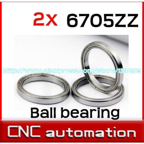 2pcs Ball Bearing 6705 6705 ZZ 6705 2RS 25X32X4mm chrome steel deep groove thin ring radial ball bearing