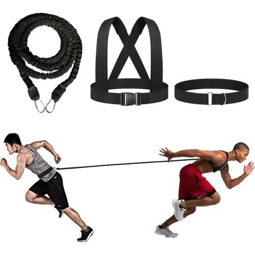 Fitness Double Pull Resistance Rope Set Sport Physical Training Band Rope Speed Strength Training For Boxing Soccer Basketball