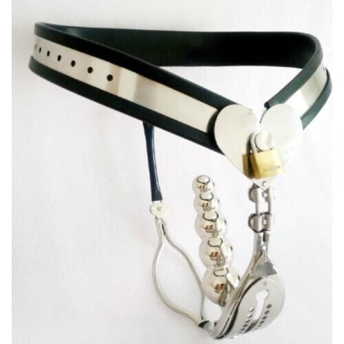 Steel Chastity Male Women CB Chastity Lock Ring Sex Toys for Women Stainless Steel Chastity Pants Chastity Belt Cage Female