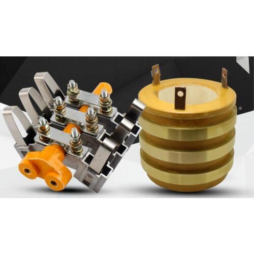 Standard hoisting motor slip-ring conductive ring copper ring assembly carbon brush support yzr132/160/180/200/250