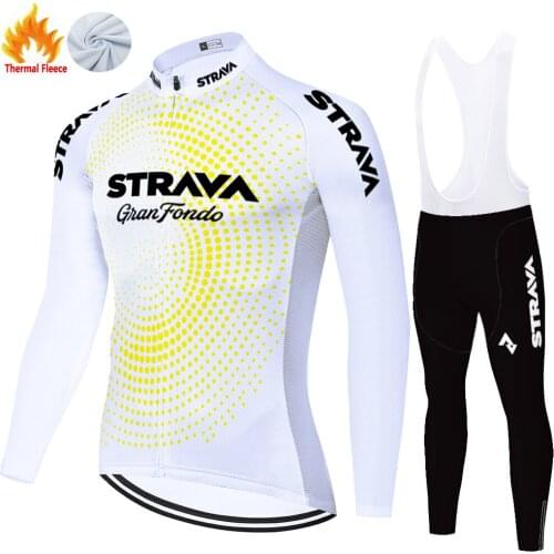 Strava Winter Thermal Fleece Masculino Clothing 자전거의류 Abbigliamento Maglia Uomo Koszulka Rowerowa Meska Ciclismo Cycling