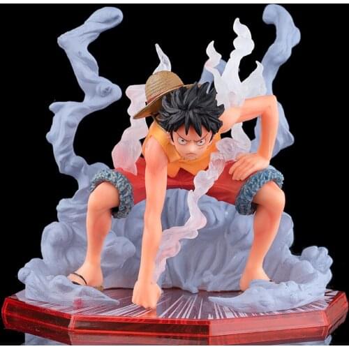 Japan Anime One Piece Gear Second Monkey D Luffy Battle Ver. PVC Figure Figurine 12cm Toy Model Statue New No Box