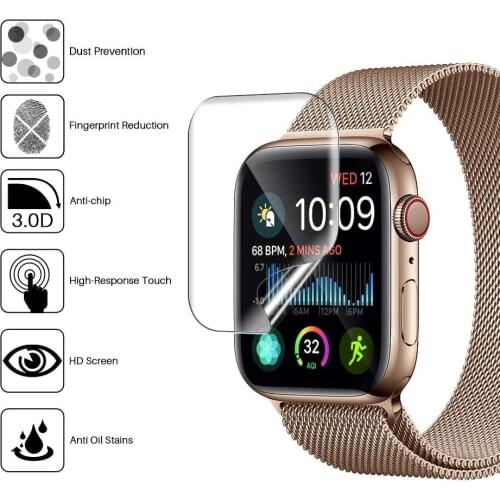 Screen HD protective film For Apple Watch 6 SE 5 4 3 2 40mm 44mm Screen Tempered Film Anti-scratch 42mm 38mm For iWatch Series