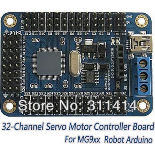 1piece Spider Controller 32 Servo Controller Motor Driver Board For Arduino Robot Biped Spider DIY Promotion + Free Shipping