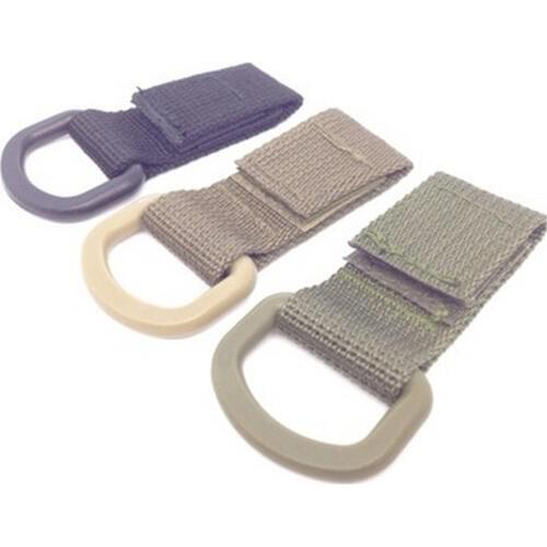 10pcs EDC Outdoor camping tactical nylon MOLLE webbing buckle military fans Multifunction Carabiner backpack hanging buckleFW086