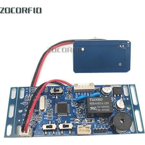 Free shipping 13.56MHZ frequency Embedded RFID board Proximity Door Access Control System intercom module + Infrared handle
