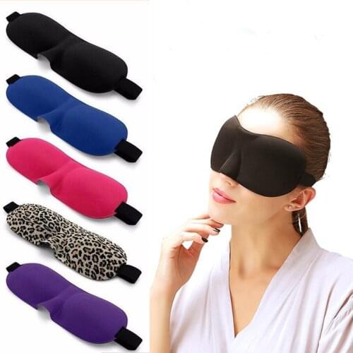 3D Eye Mask Sleep Mask Natural Sleeping Eyeshade Cover Shade Eye Patch Soft Portable Blindfold Travel Sleeping Relax Eyepatch