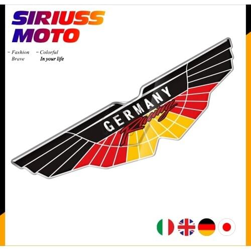 3D Motorcycle Flag Sticker Case for BMW Motorrad R1200GS R1250GS F850GS F750GS G310GS F900XR Decals