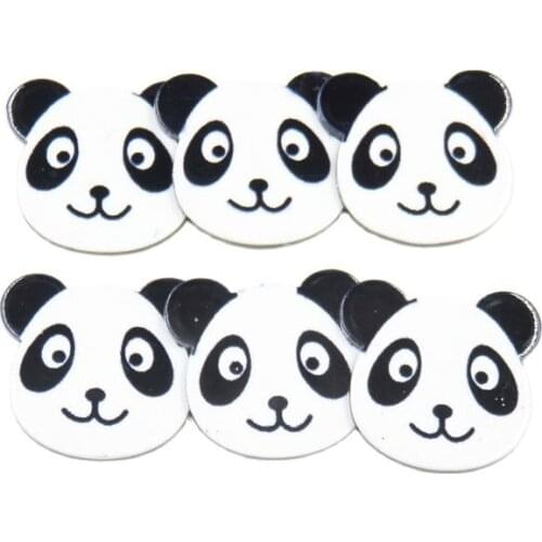 50PCS/LOT Lovely Panda WITHOUT CLIP For Girls Chinese Style Clip Headband Scrunchy Hairpin Kids Hair Accessories For Women