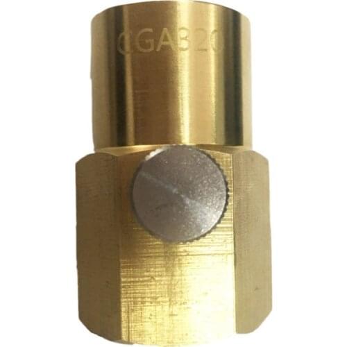 SODABOTTLE CYLINDER FILLING ADAPTER (FILLING STATION) WITH BLEED VALVE (USA STANDARD)