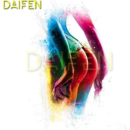 DIY3D Diamond painting Cross stitch hand Full Square Diamond embroidery Female buttocks Full Round Diamond mosaic Color graffiti