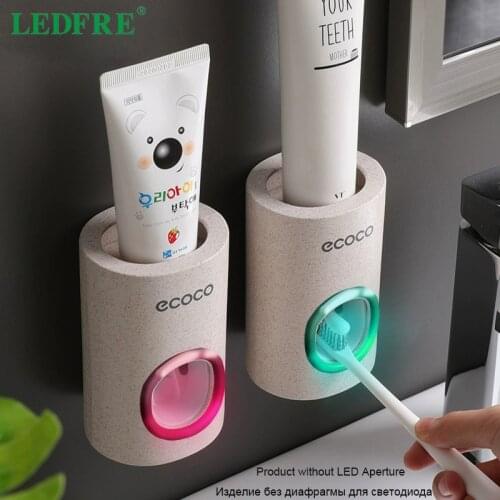 LEDFRE Automatic Toothpaste Dispenser – Economic Solution to Dispensing Toothpaste - Eco-friendly Bathroom Accessories