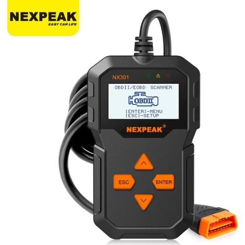 NXPEAK NX301 OBD2 Automotive Scanner For Car Code Reader Scanner Tools Auto Car Diagnostic Tool Russian Language PK Elm327