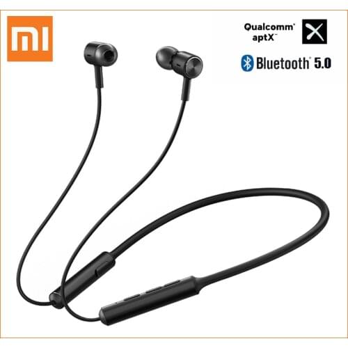 Xiaomi Bluetooth Earphone Line Free aptX Adaptive Sports Neckband Magnetic Wireless Earbuds DSP+cVc IPX5 Waterproof Headphone