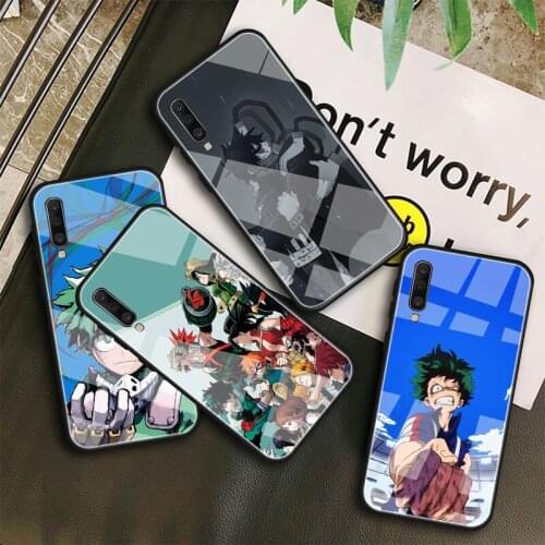 My Hero Academy Tempered Glass Case For Samsung Galaxy A10S A10E A20S A20E A30S A40 A50S A60 A70 A80 A90 A6 A7 A8 Shell