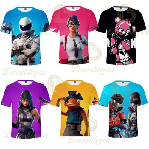 Мужские модные футболки FORTNITE China At AliExpress