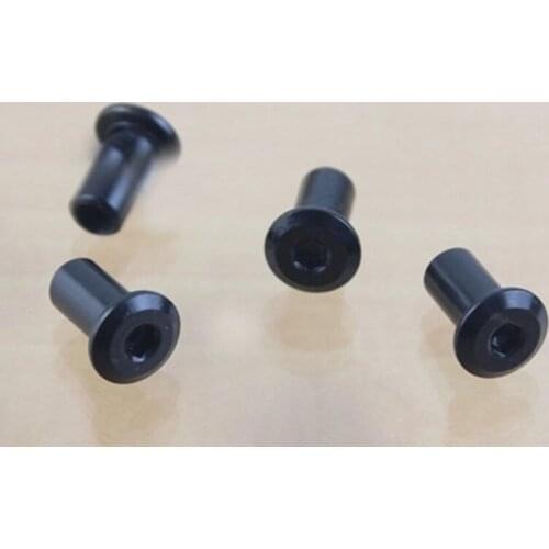 M6 M8 Hexagon utt pairs Knocking Nuts to Locking plates plate Screws Mother Connector Length 12mm-17mm Black