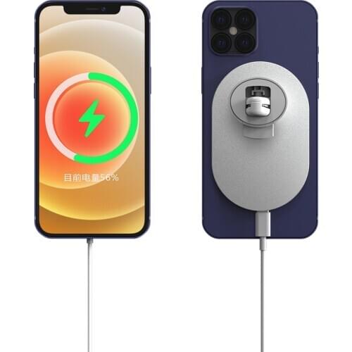 Timess 15W Magnetic Wireless Car Charger For iPhone 12 Pro Max Fast Wireless Car Charging Pad For iPhone 12 Mini