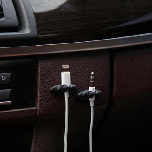 Low Promotions Good Quality Car Adhesive Headphone USB Charger Line Auto Multi-purpose Fastener Clip Car Accessories