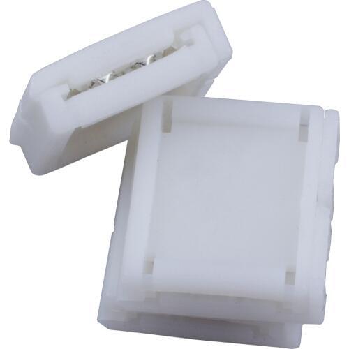 Wholesales 10 set 16mm 4 Pin Connector Adapter For RGB LED SMD Strip Stripe Waterproof For connecting All LED RGB light strip