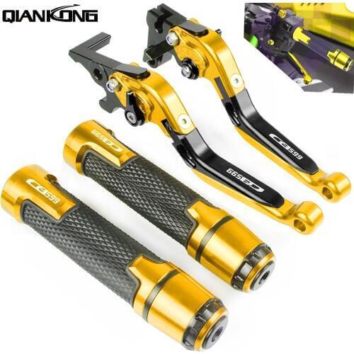 For Honda CB599 1998 1999 2000 2001 2002 2003 2004 2005 2006 Motorcycle Handle Lever CNC Adjustable Brake Clutch Lever Handgrip