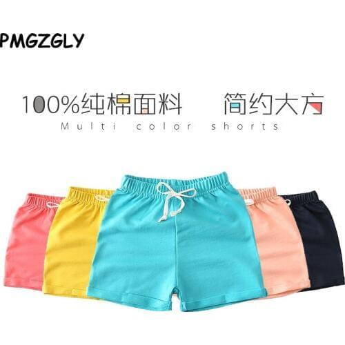 Boys girls shorts Cotton Kids shorts pants summer new kids pants shorts beach pants half children Thin Toddler Casual Baby Cloth