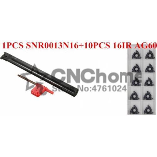 SNR0013N16 SNR0016Q16 SNR0020R16 Internal thread Turning tool 1pcs + 11 IR A60/11 IR A55 10pcs Internal thread Carbide insert