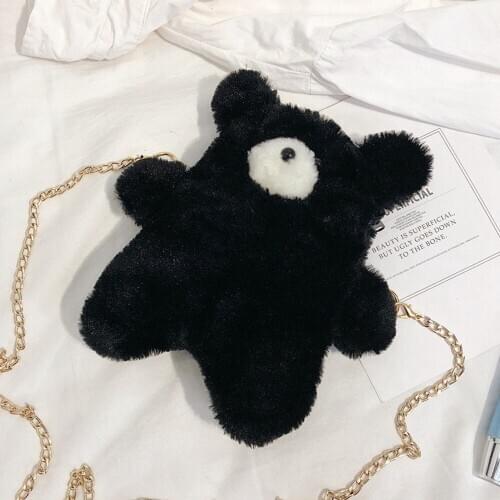 Little Princess Day series doll cute stuffed bag female diagonal cross student cartoon teddy bear bag