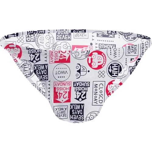 Fashion Sexy Mens Underware Mens Briefs Underwear Ice Silk Quick Dry Thong Men Underpants Breathable Sissy Panties For Gay