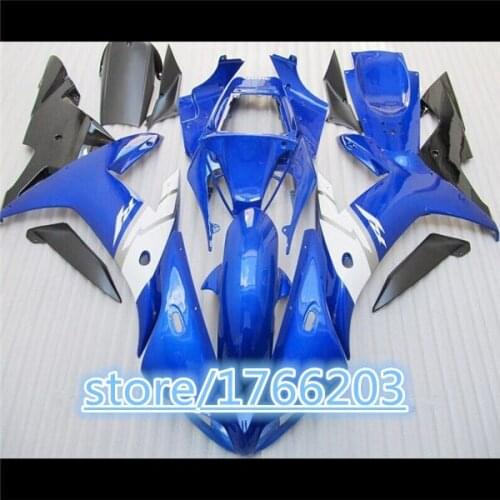 TOP ABS Fairing for 2002 2003 02 03 YZF R1 2002-2003 02-03 Bodywork Motorcycle Parts Top Blue White Finish BBF