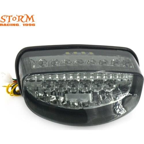 Motorcycle Black Rear Tail Light Brake Integrated LED Taillight For Honda CBR1100XX HORNET 250 600 1997-1998