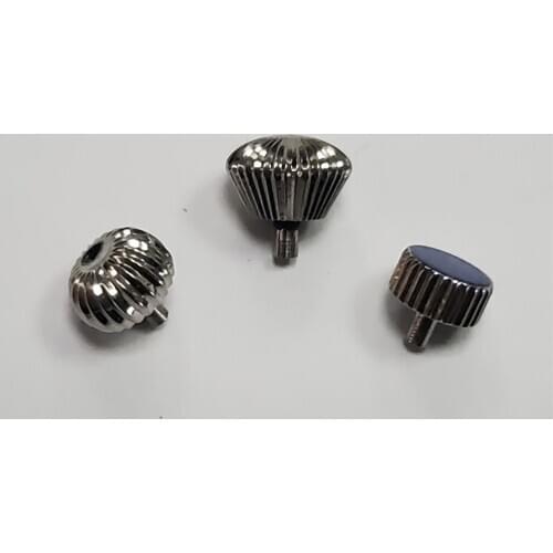 Stainless Steel Hardened Watch Crown Cap Spare Parts for 6497/6498 ST Watch Movement Accessories