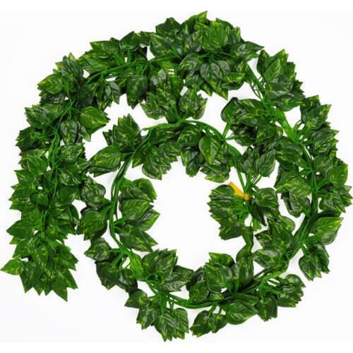 2 meters Leaf vine Green dill leaves artificial plants for home decoration accessories wedding bridal accessories clearance