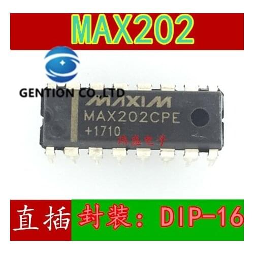 20PCS MAX202CPE MAX202 DIP-16 transceiver in stock 100% new and original