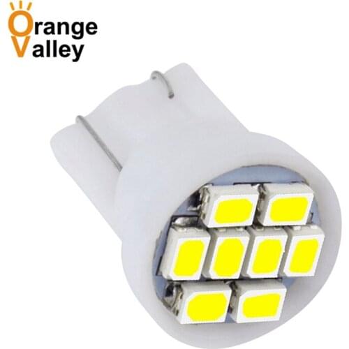 200Pcs T10 8Smd 8Led 1206 3020 8 Smd Bright Auto Led Car Led Lighting 194 168 192 W5W Wedge Auto Lamp Bulb Light
