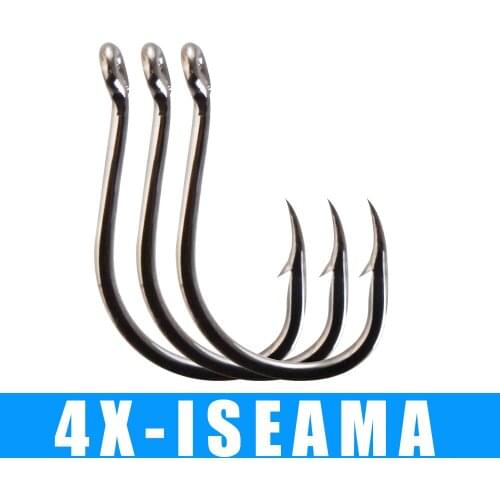 3 packs Size 1# 2# 4# 6# 8# 10# 11# 12# Fishing HOOKS 4X-ISEAMA Fresh water High Carbon Steel Barbed Hook carp hook
