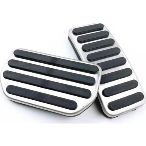 Car Accelerator Gas Pedal Brake Pedals Footrest Pedal Trim Plate Cover For Suzuki Vitara AT MT 2015 2016-2018 Non-Slip Sticker