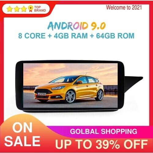 Android 10.0 4GB+64GB Car GPS Navigation For MERCEDES-BENZ W212 E200 E250 E300 Stereo Multimedia Player Radio Head Unit LVDS NTG