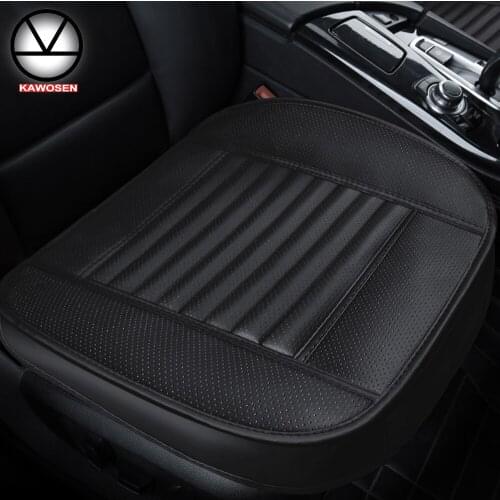 KAWOSEN Universal Car Seat Cushion Car Seat Cover PU Leather Full Set Car Seat Covers Set Universal Car Accessories SCSC02