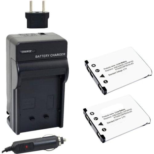 EN-EL10 ENEL10 EL10 LI40B Battery+ Charger for Nikon COOLPIX S80 S200 S210 S500 S520 S570 S60 S600 S700 S3000 S4000 S5100