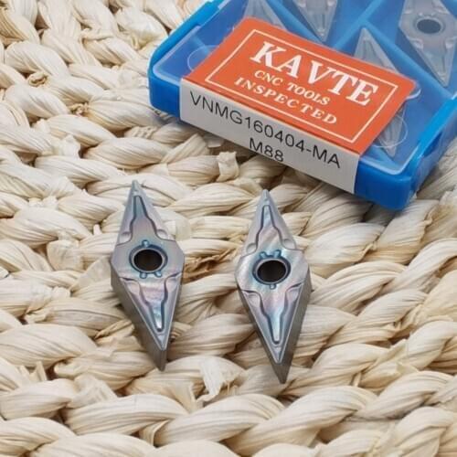 KAVTE VNMG160404-MA VNMG160408-MA CNC External turning tool, special for processing high-grade colorful coating stainless steel