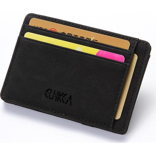 2019 Korean Style Creative Magic Wallet Men Wallet Casual Credit Card Bag Small Zipper Coin Purse Short Paragraph Men Wallet