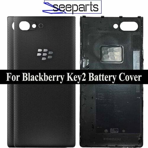 Original For Blackberry key two back Battery Cover Key 2 housing Door Rear Glass Housing Case For Blackberry key2 Battery Cover