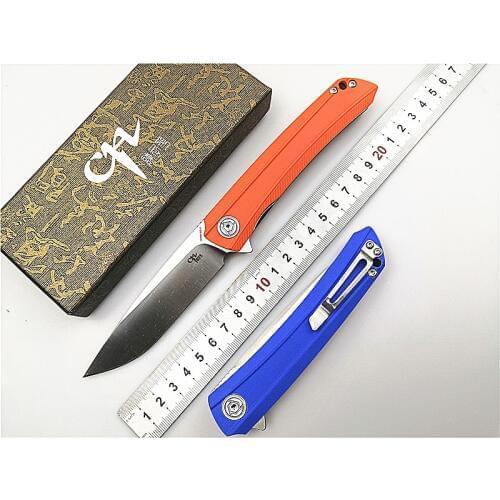 Brand CH 3002-G10 Folding Knife D2 Blade G10 Handle Pocket EDC Ball Bearing Utility Outdoor Camping Tactical Knife Hand Tool
