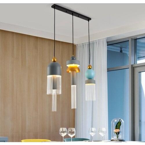 Nordic stone handmade wicker country lamp shades modern led chandelier lamparas de techo avizeler hanglampen